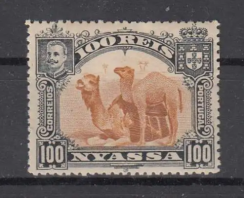 Port. Nyassages.  Nr 36 Falz / Gummimängel / *