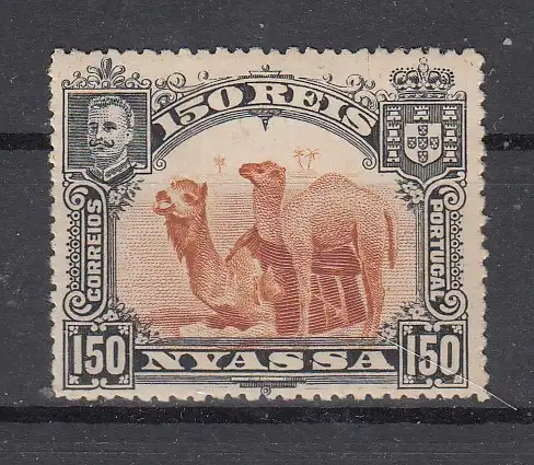 Port. Nyassages.  Nr 37 Falz / Gummimängel / *