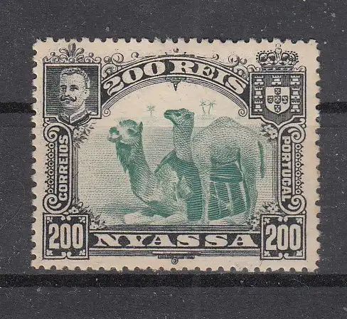 Port. Nyassages.  Nr 38 Falz / Gummimängel / *