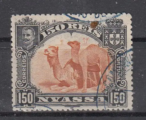 Port. Nyassages.  Nr 37 Gestempelt (Posten)