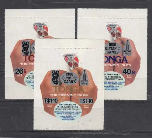 Tonga Dienstmarken  Nr 212/14 Postfrisch / **