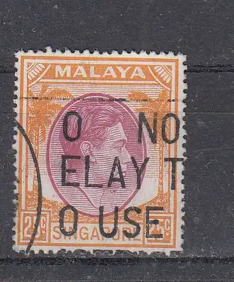 Singapur  Nr 14 Gestempelt (Posten)