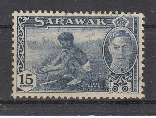 Malai. S. V Malaienst. Sarawak  Nr 180 Postfrisch / **