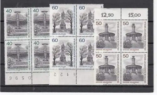 Berlin (West)  Nr VB 634/36 Postfrisch / **