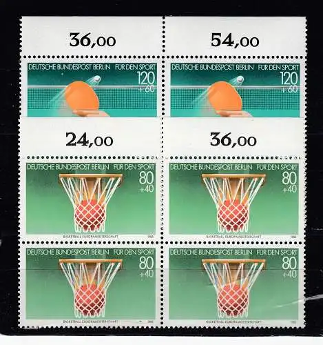 Berlin (West)  Nr VB 732/33 Postfrisch / **