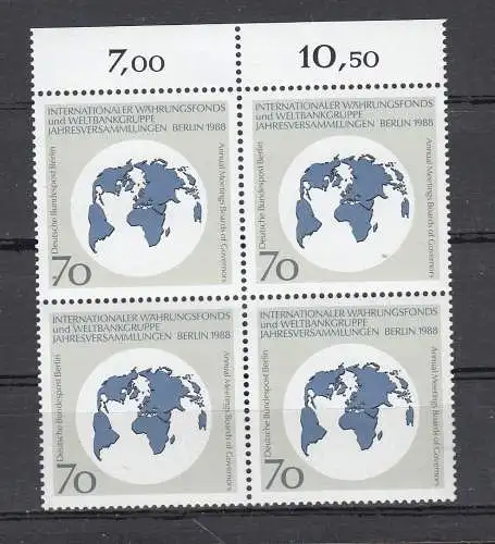 Berlin (West)  Nr VB 817 Postfrisch / **