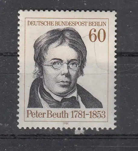 Berlin (West)  Nr 654 Postfrisch / **