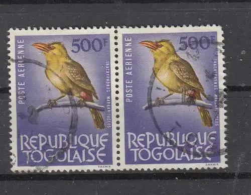 Togo  Nr 406 waag. Paar Gestempelt (Posten)