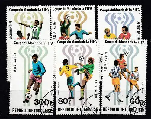 Togo  Nr 1300/05 A Gestempelt (Posten)