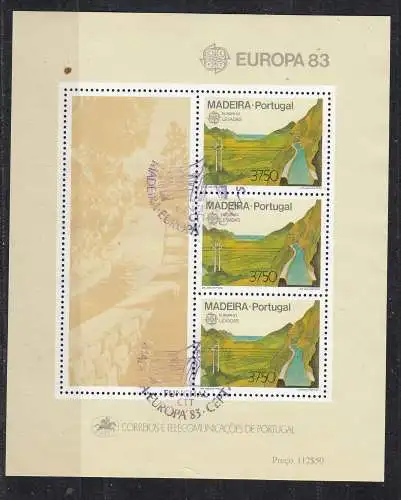 Portugal Madeira  Nr Block 4 Gestempelt (Posten)