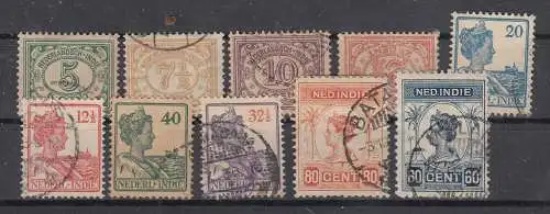 Niederländisch-Indien  Nr 139/48 Gestempelt (Posten)