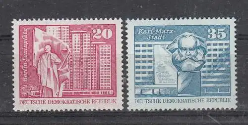 DDR  Nr 1820/21 Postfrisch / **