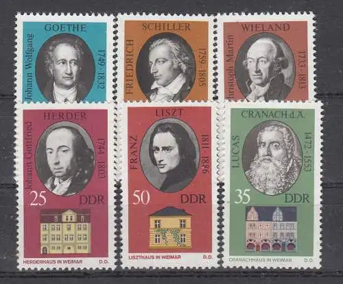 DDR  Nr 1856/61 Postfrisch / **