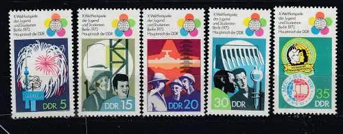 DDR  Nr 1862/66 Postfrisch / **