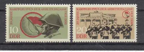 DDR  Nr 1874/75 Postfrisch / **