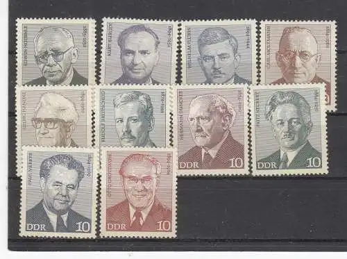 DDR  Nr 1907/17 Postfrisch / **