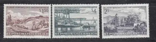 Österreich  Nr 1373/75 Postfrisch / **