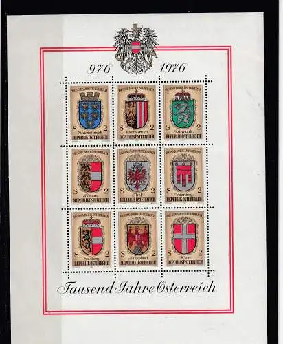 Österreich  Nr Block 4 Postfrisch / **