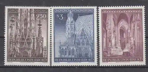 Österreich  Nr 1544/46 Postfrisch / **
