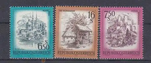 Österreich  Nr 1549/51 Postfrisch / **