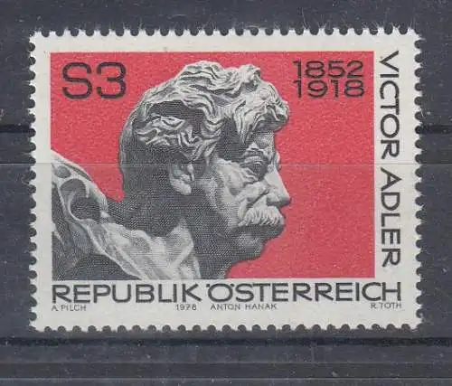 Österreich  Nr 1589 Postfrisch / **