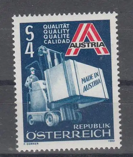 Österreich  Nr 1633 Postfrisch / **