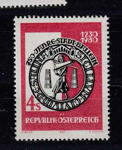 Österreich  Nr 1637 Postfrisch / **