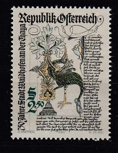 Österreich  Nr 1658 Postfrisch / **