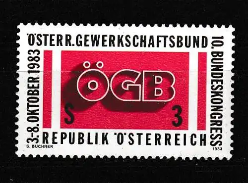 Österreich  Nr 1754 Postfrisch / **
