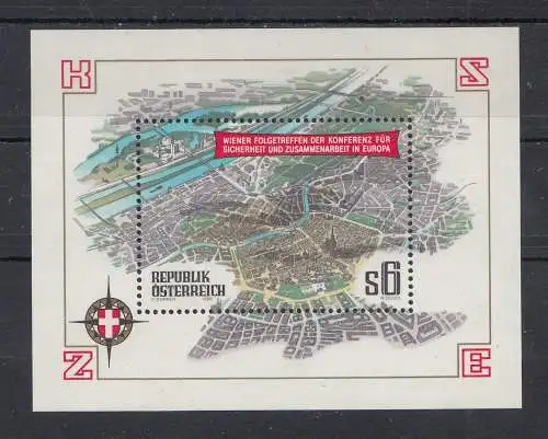 Österreich  Nr Block 8 Postfrisch / **