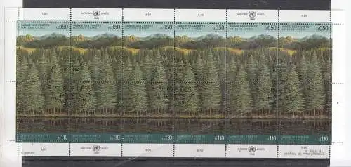 Vereinte Nationen Genf  Nr 155/56 Bogen Postfrisch / **