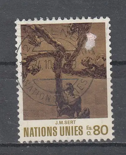 Vereinte Nationen Genf  Nr 29 Gestempelt (Posten)