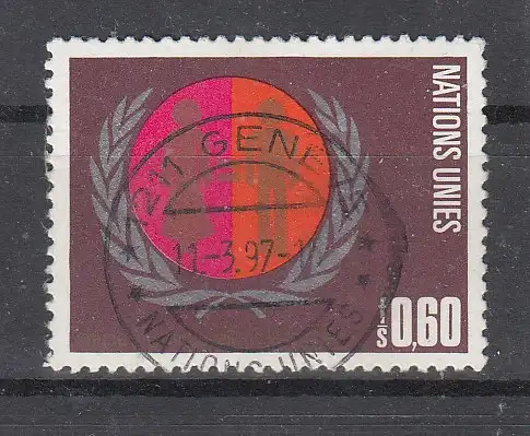 Vereinte Nationen Genf  Nr 48 Gestempelt (Posten)