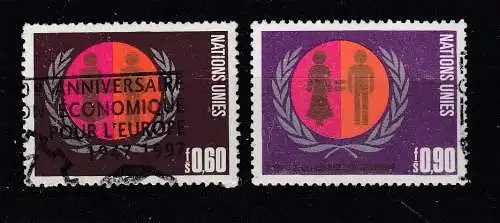 Vereinte Nationen Genf  Nr 48/49 Gestempelt (Posten)