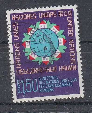 Vereinte Nationen Genf  Nr 59 Gestempelt (Posten)