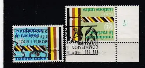 Vereinte Nationen Genf  Nr 68/69 Gestempelt (Posten)