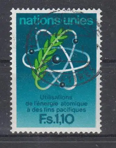 Vereinte Nationen Genf  Nr 71 Gestempelt (Posten)