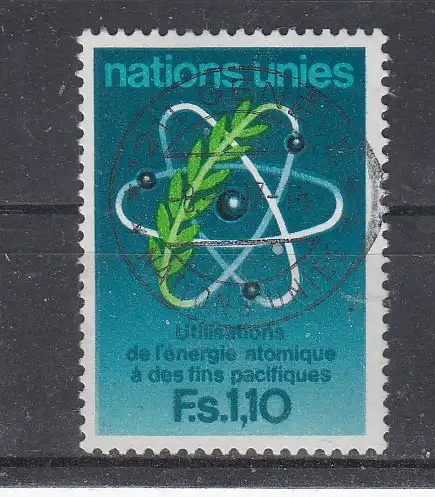 Vereinte Nationen Genf  Nr 71 Gestempelt (Posten)