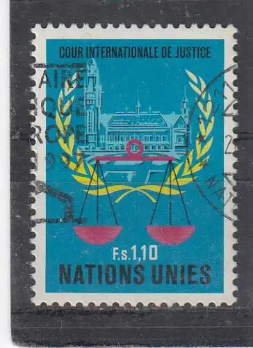 Vereinte Nationen Genf  Nr 87 Gestempelt (Posten)
