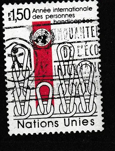 Vereinte Nationen Genf  Nr 98 Gestempelt (Posten)