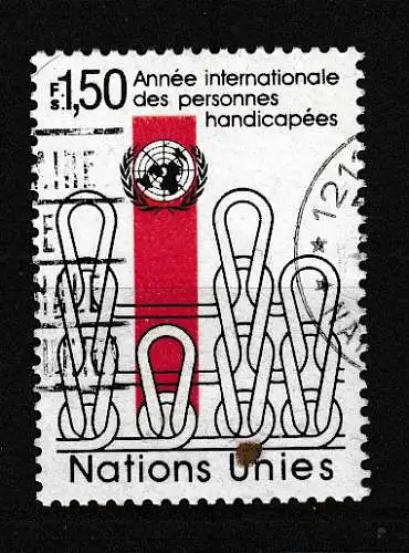 Vereinte Nationen Genf  Nr 98 Gestempelt (Posten)