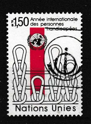 Vereinte Nationen Genf  Nr 98 Gestempelt (Posten)