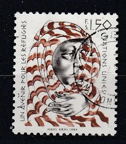 Vereinte Nationen Genf  Nr 125 Gestempelt (Posten)