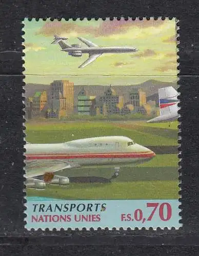 Vereinte Nationen Genf  Nr 317 Gestempelt (Posten)