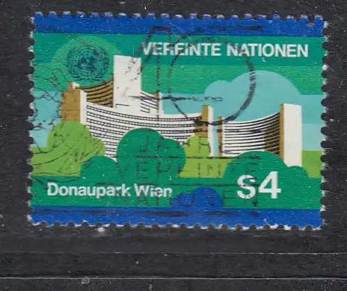 Vereinte Nationen Wien  Nr 3 Gestempelt (Posten)