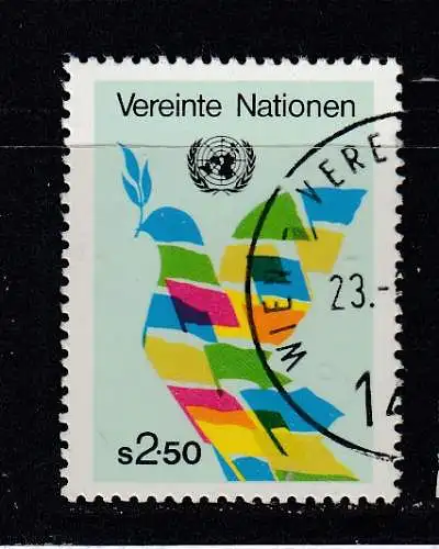 Vereinte Nationen Wien  Nr 8 Gestempelt (Posten)
