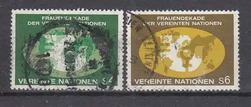 Vereinte Nationen Wien  Nr 9/10 Gestempelt (Posten)