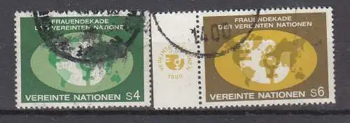 Vereinte Nationen Wien  Nr 9/10 Gestempelt (Posten)