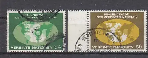 Vereinte Nationen Wien  Nr 9/10 Gestempelt (Posten)