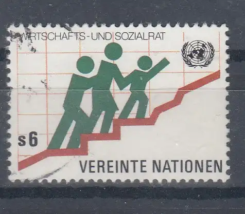 Vereinte Nationen Wien  Nr 15 Gestempelt (Posten)